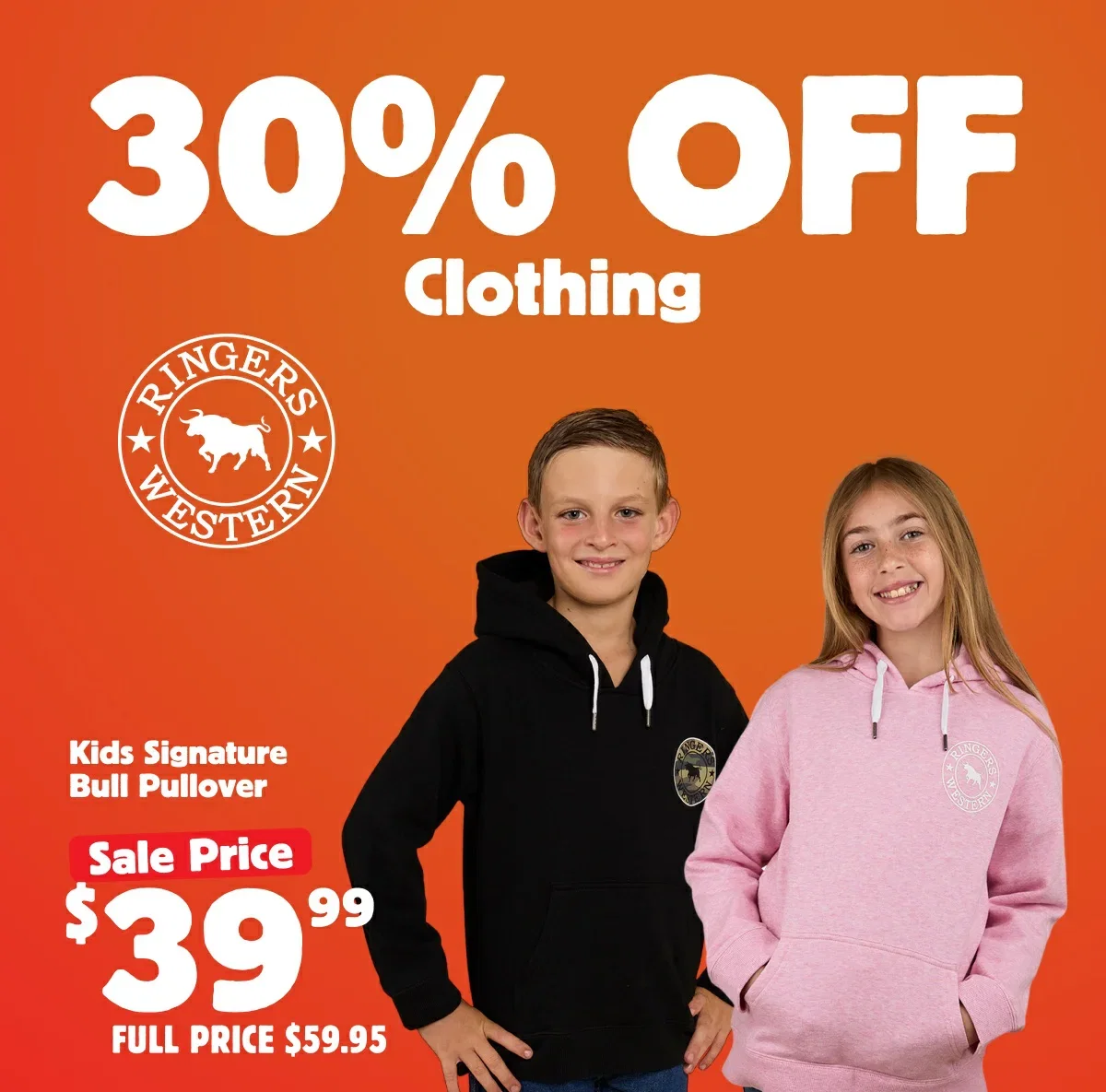 30% off Clothing by Ringers Western