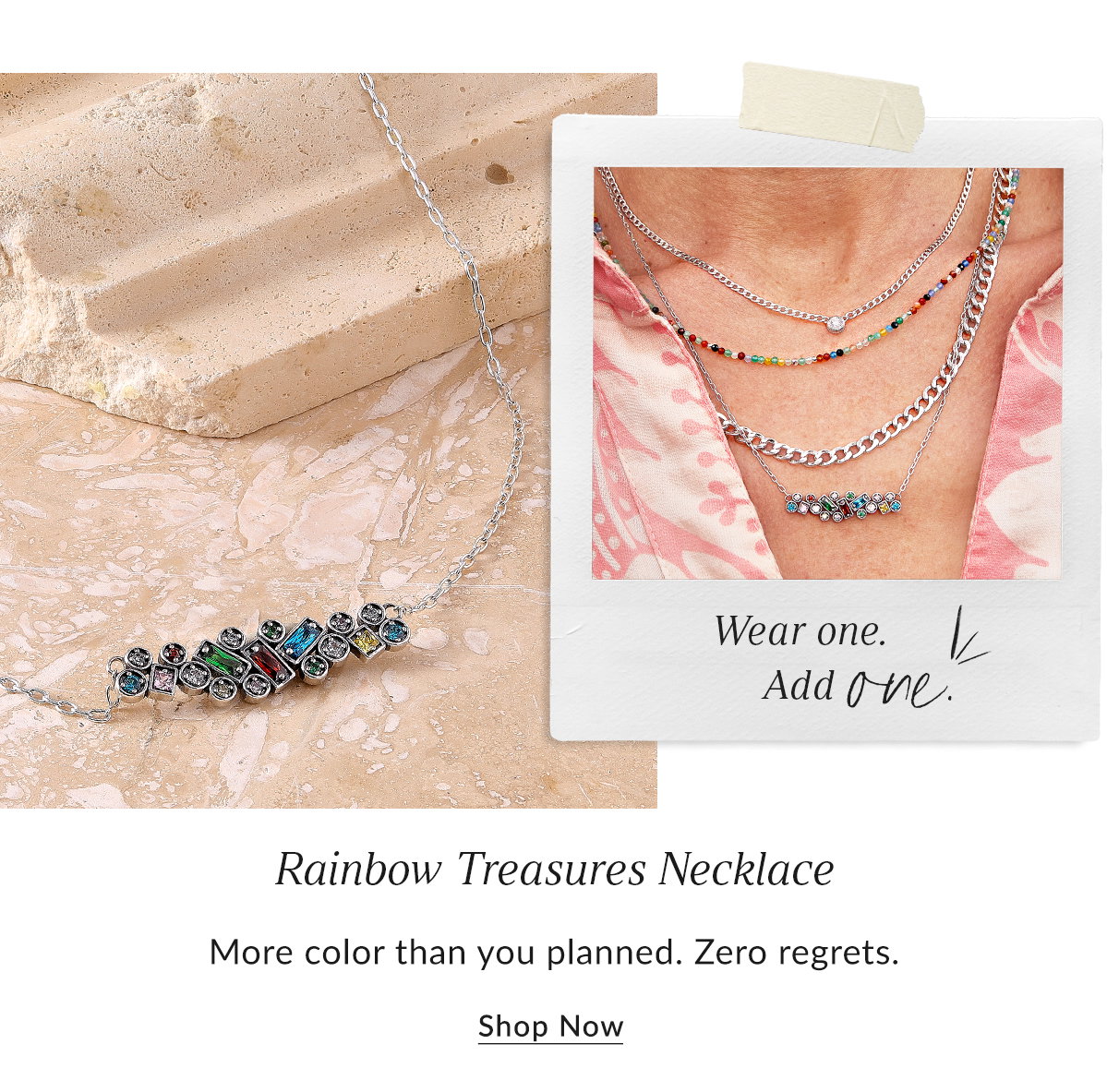 Rainbow Treasures Necklace