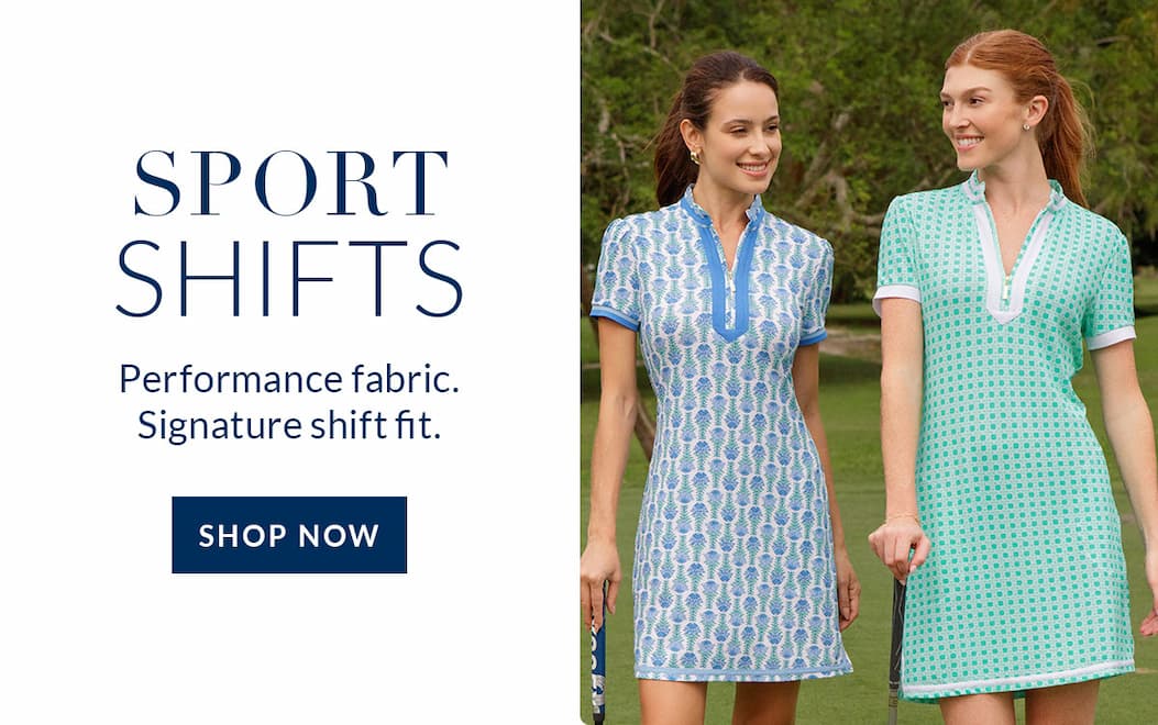 Shop sporty shift dresses