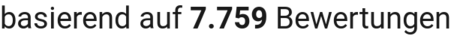 number of reviews