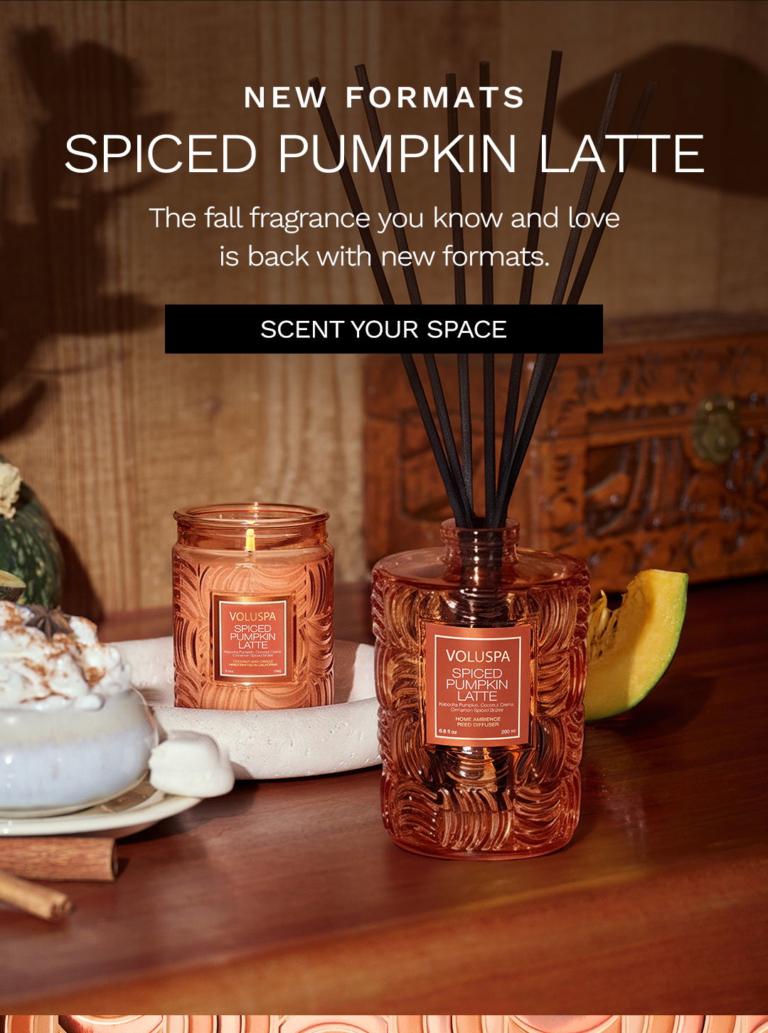 New Formats Spiced Pumpkin Latte