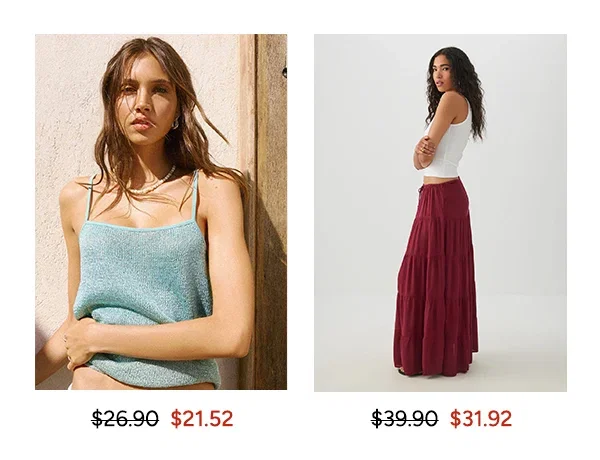 EXTRA 20% OFF EVERYTHING