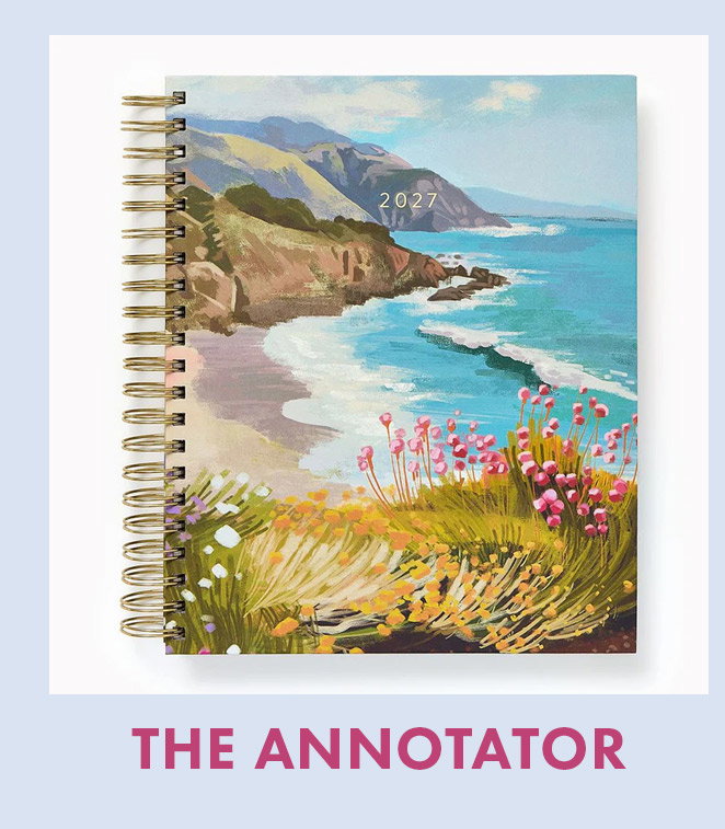 2026-2027 Paper Source Landscapes Weekly Desk Planner