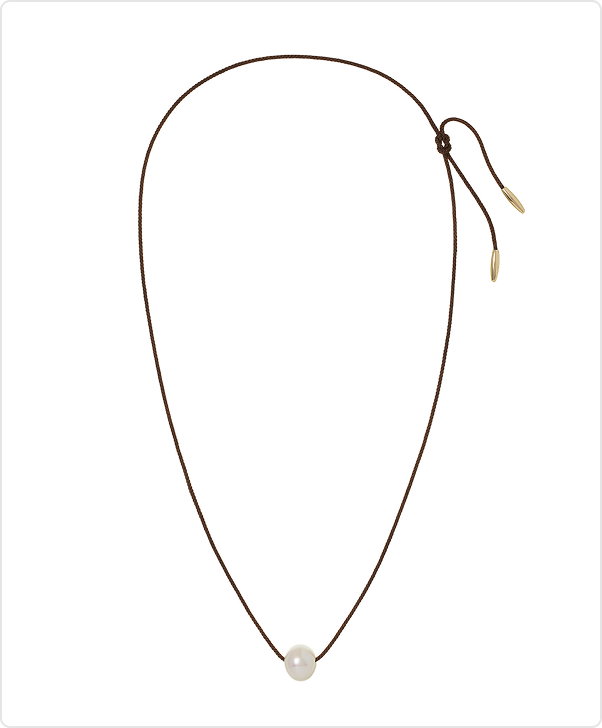 The Freshwater Pearl Tie Necklace