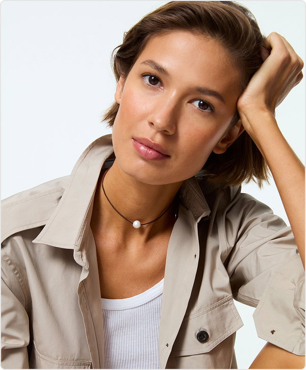 The Freshwater Pearl Tie Necklace