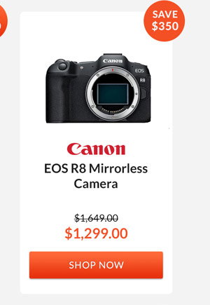 Canon EOS R8 Mirrorless Camera
