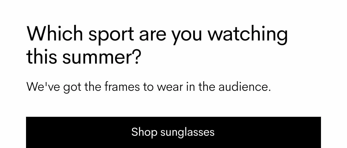 Shop sunglasses