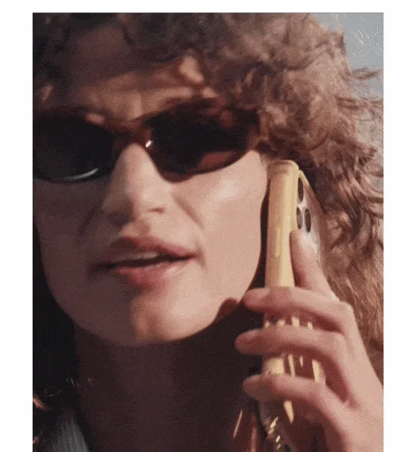 Three different models wearing sunglasses