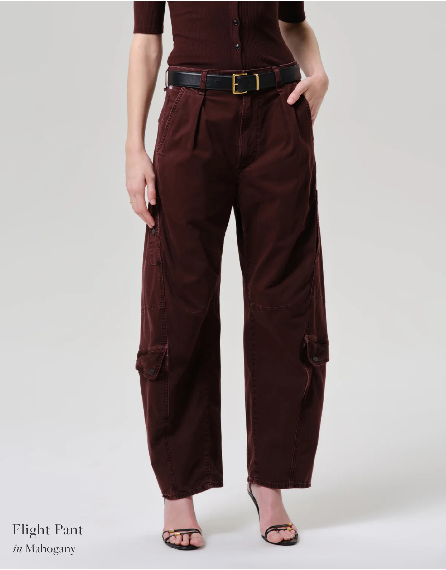 Shop the Flight Pant in Mahogany