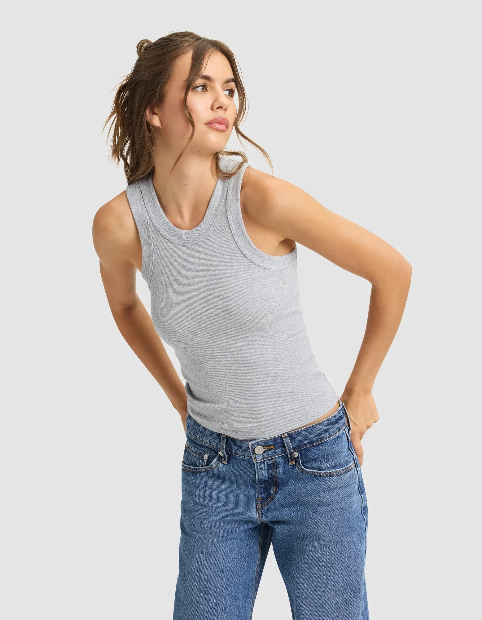 Image of Women's Fine Ribbed Tank