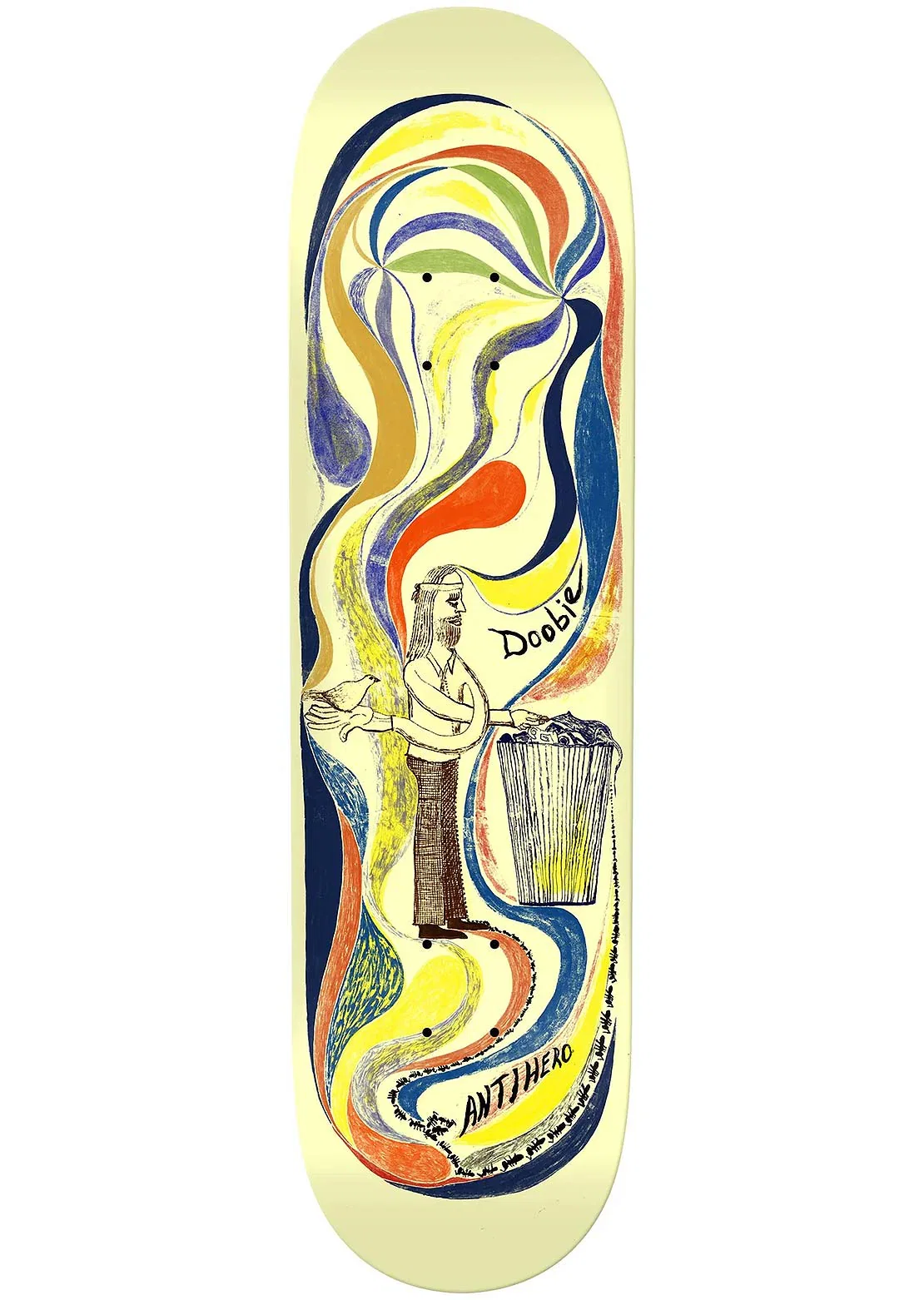 Image of AntiHero Unisex Doobie Expressions Skateboard Deck
