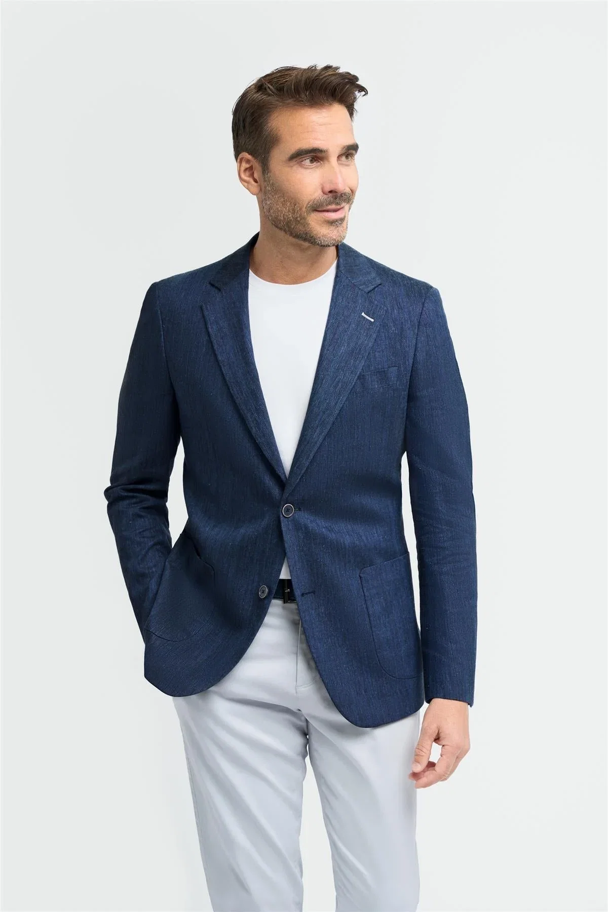 Image of Luigi Navy Blazer