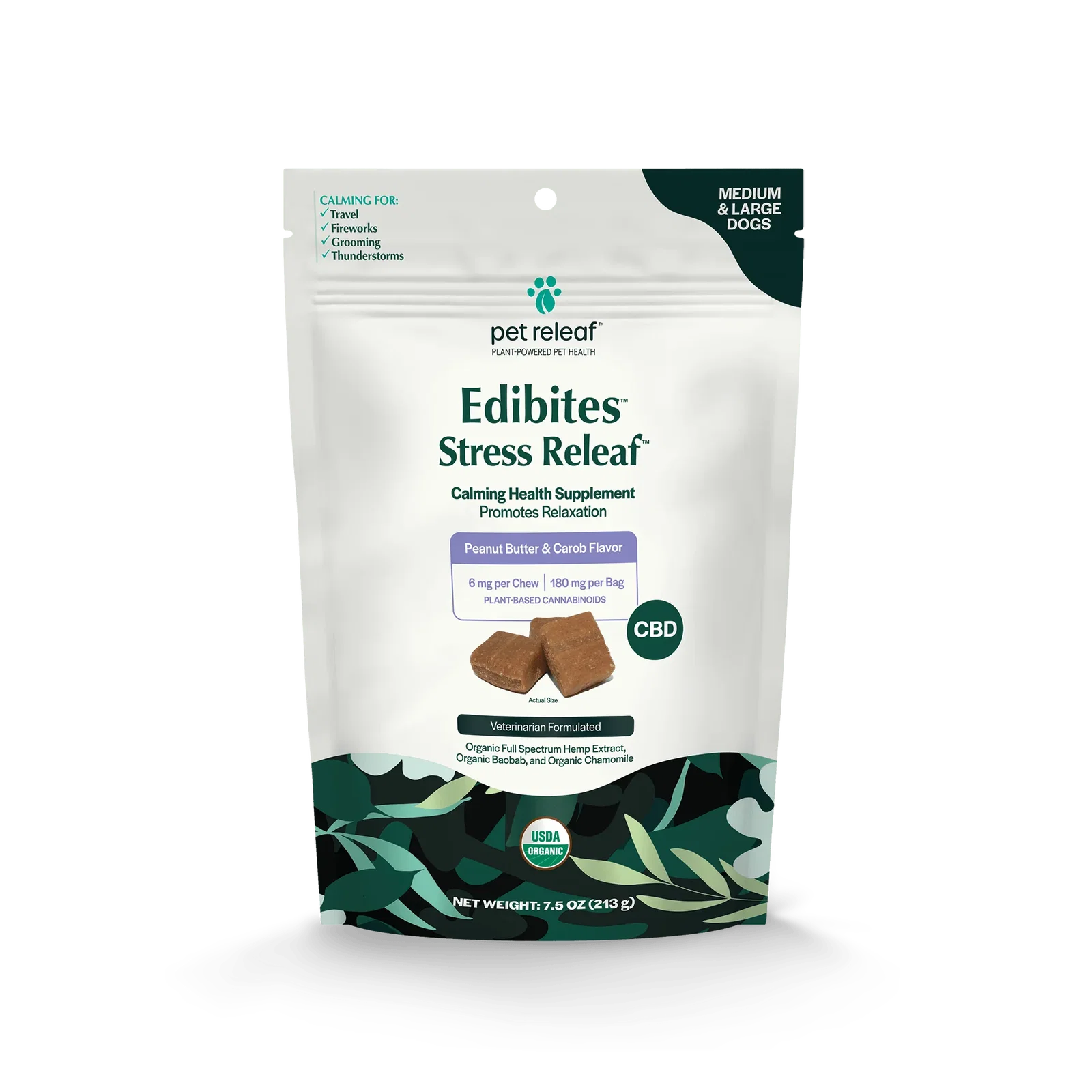 Image of Stress Releaf CBD Edibites For Dogs – Peanut Butter