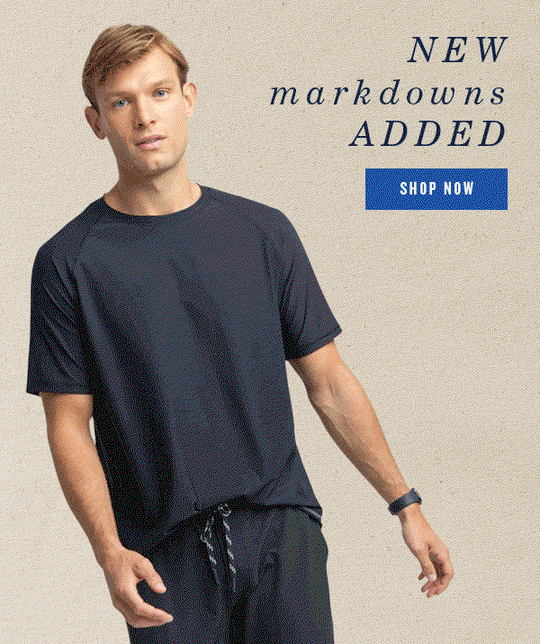 New markdowns added. Shop now.