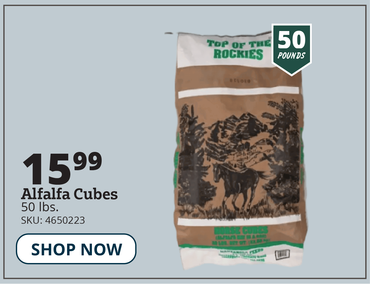 alfalfa cubes