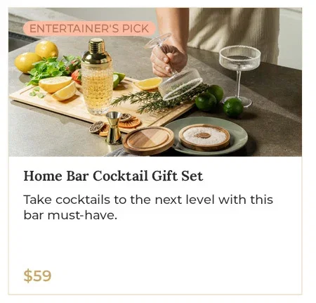 Home Bar Cocktail Gift Set
