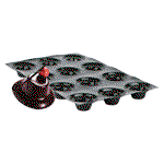 Image of Demarle Flexipan Origine, Crown Muffin