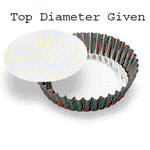 Image of Fluted Round Tart / Quiche Pan, 8"