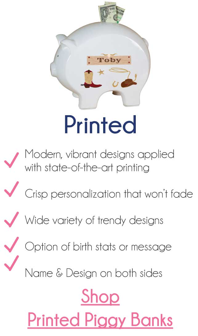 The Perks of our Personalized Printed Piggy Banks