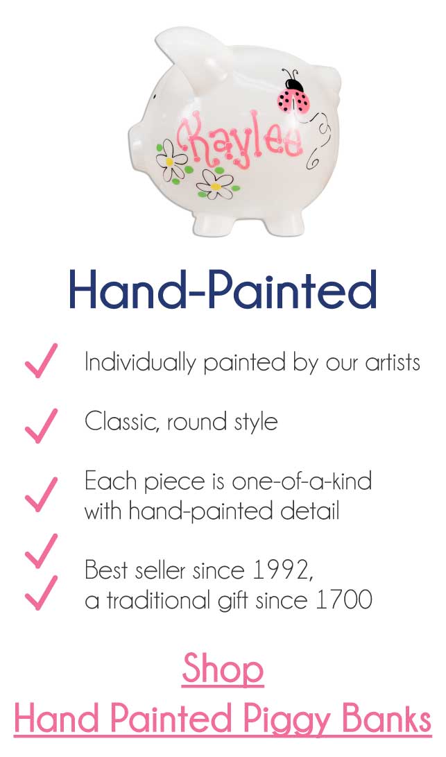 The Perks of our Personalized Hand Painted Piggy Banks