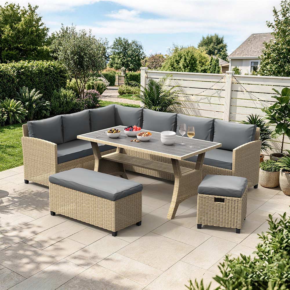 Image of  Kos Rattan Garden Sofa Set