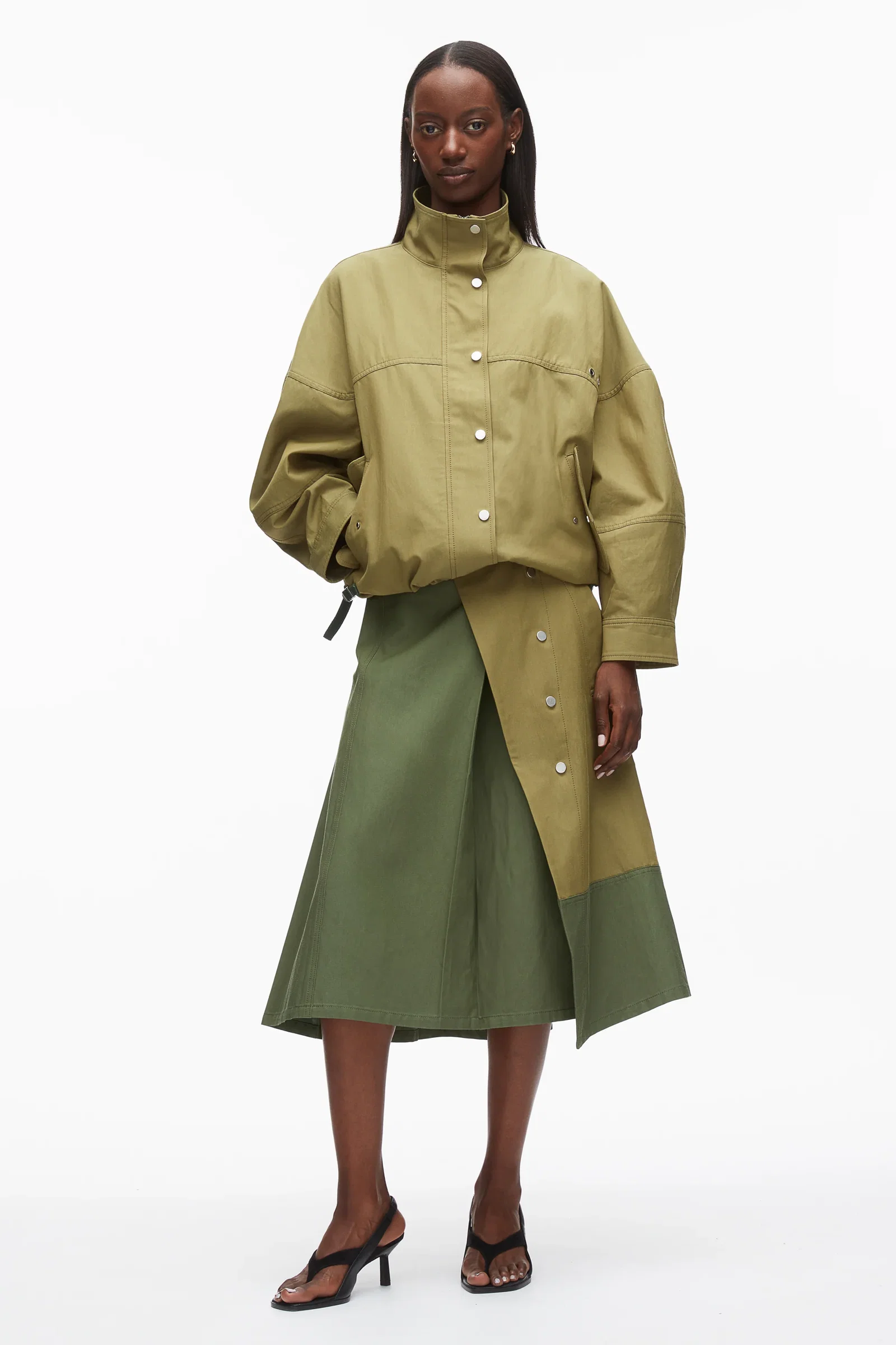 Image of Cropped Ballon Utility Jacket