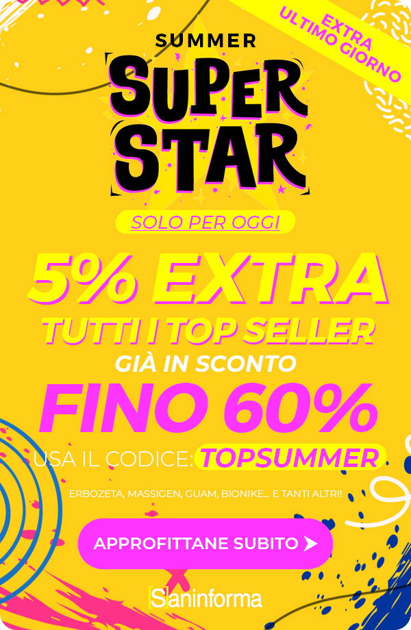 Codice TOPSUMMER: -5% Extra sui Best Seller selezionati