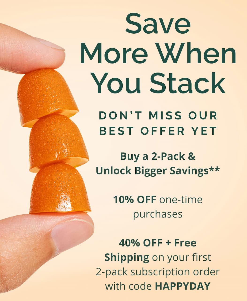 Save More When You Stack