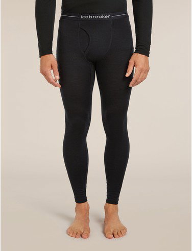 Men's Merino 200 Oasis Thermal Leggings wFly - Black / M