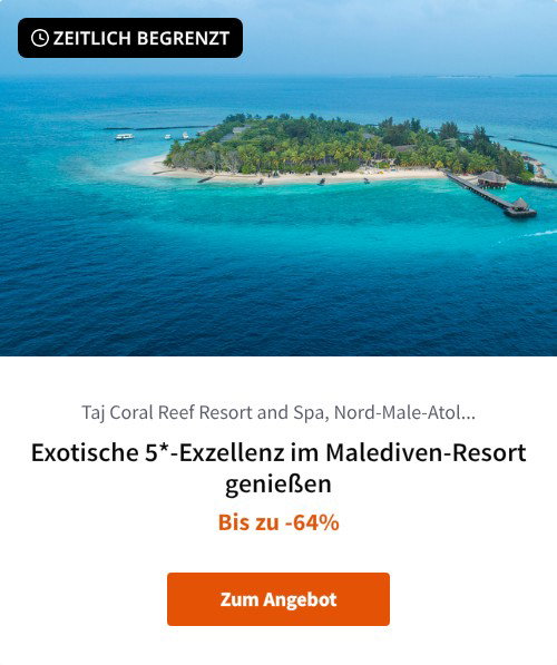 Exotische 5*-Exzellenz im Malediven-Resort genießen