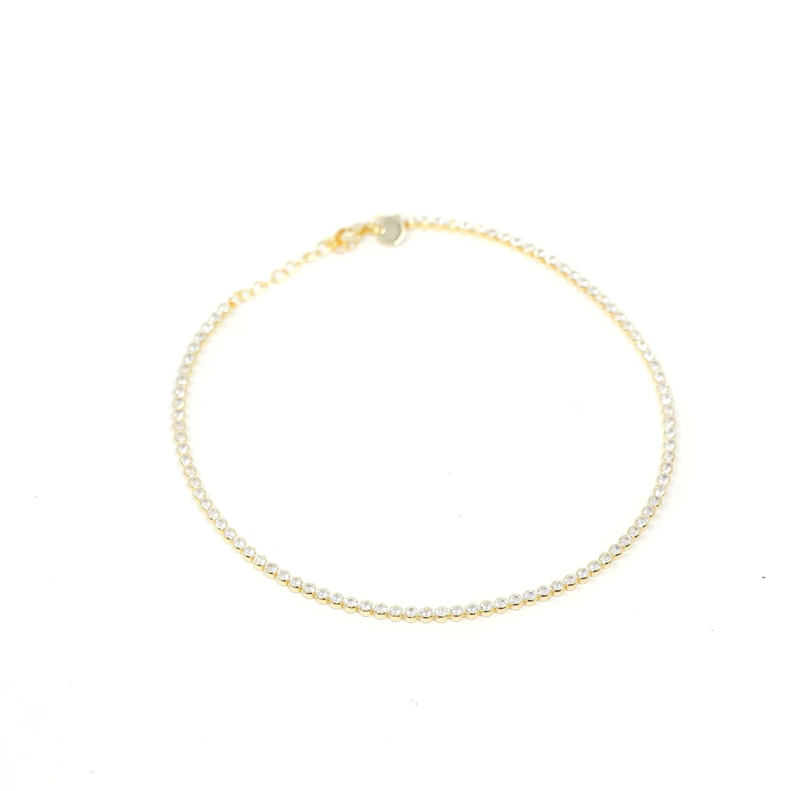 Image of Morgan Bezel Tennis Necklace
