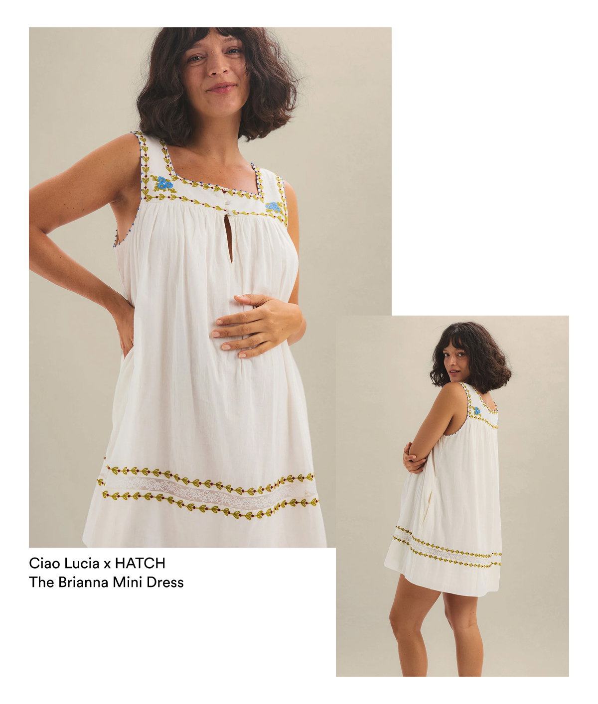 Ciao Lucia x HATCH The Brianna Mini Dress