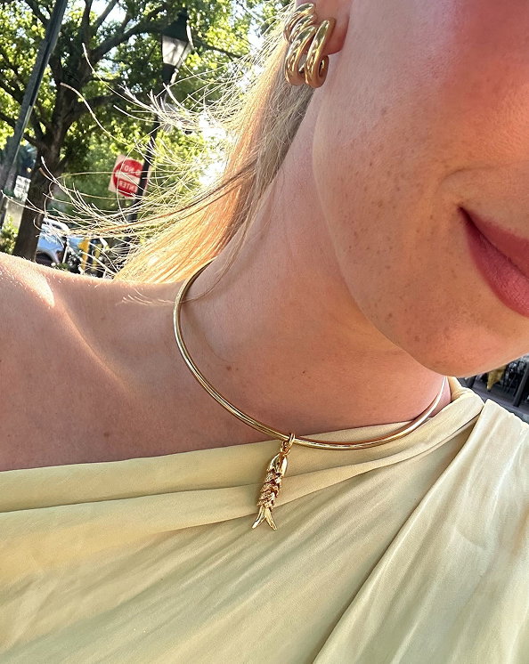 dane collar in gold