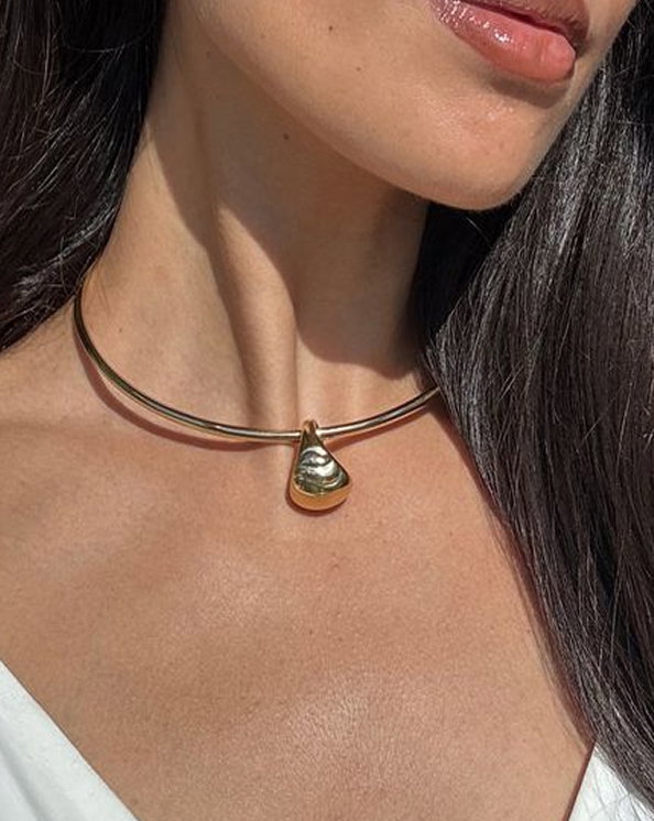 dane collar in gold