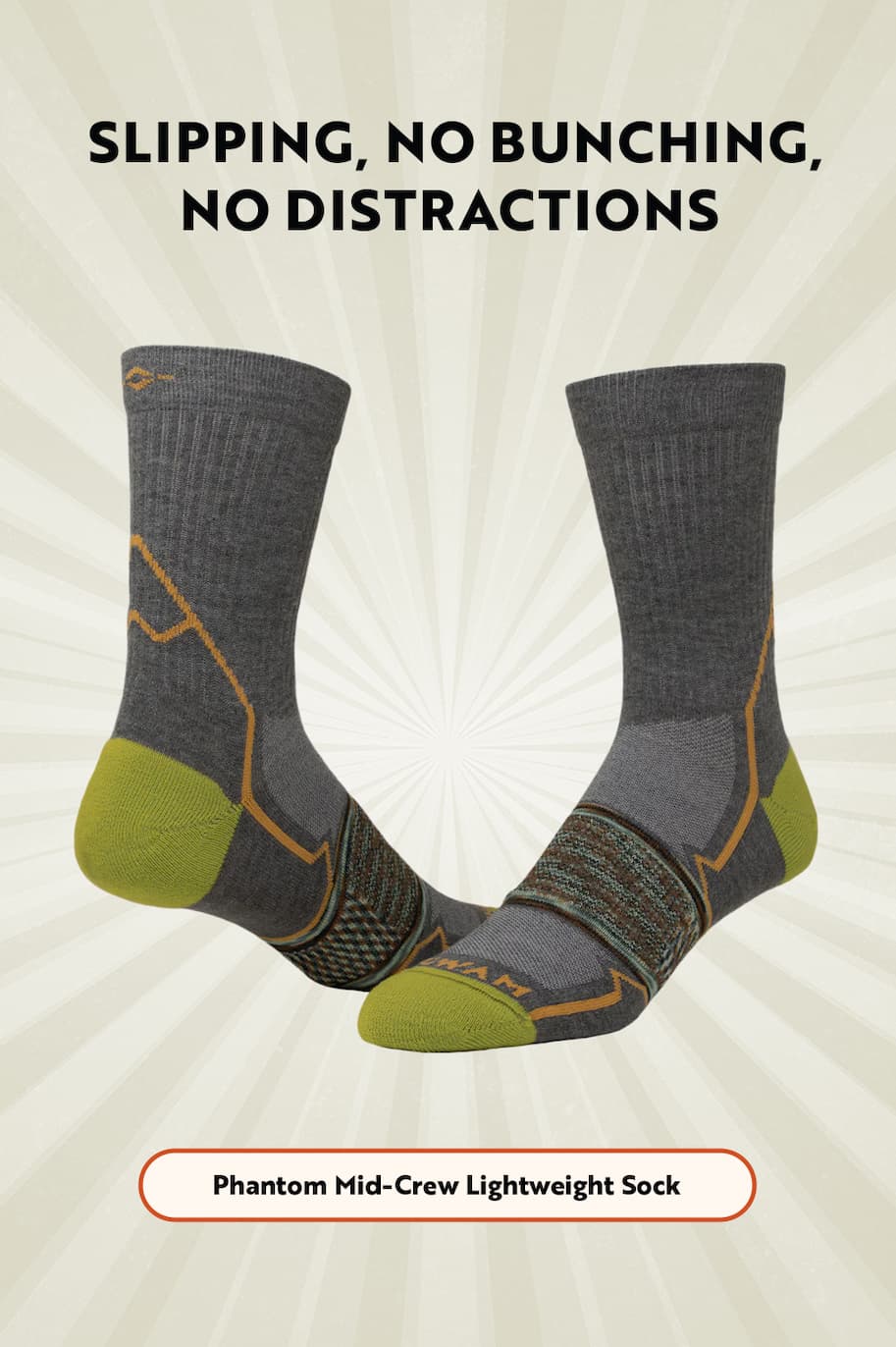 Phantom Mid-Crew Lightweight Sock
