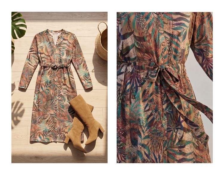 Dress Joyful Jewel print