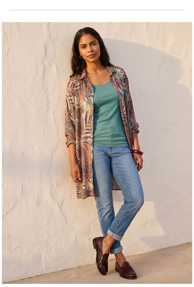 Tunic Delfine Jewel print