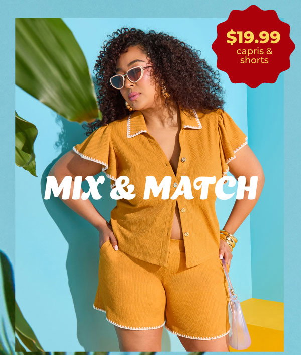 Whipstitched Textured Shorts