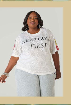 God First Patchwork Jersey