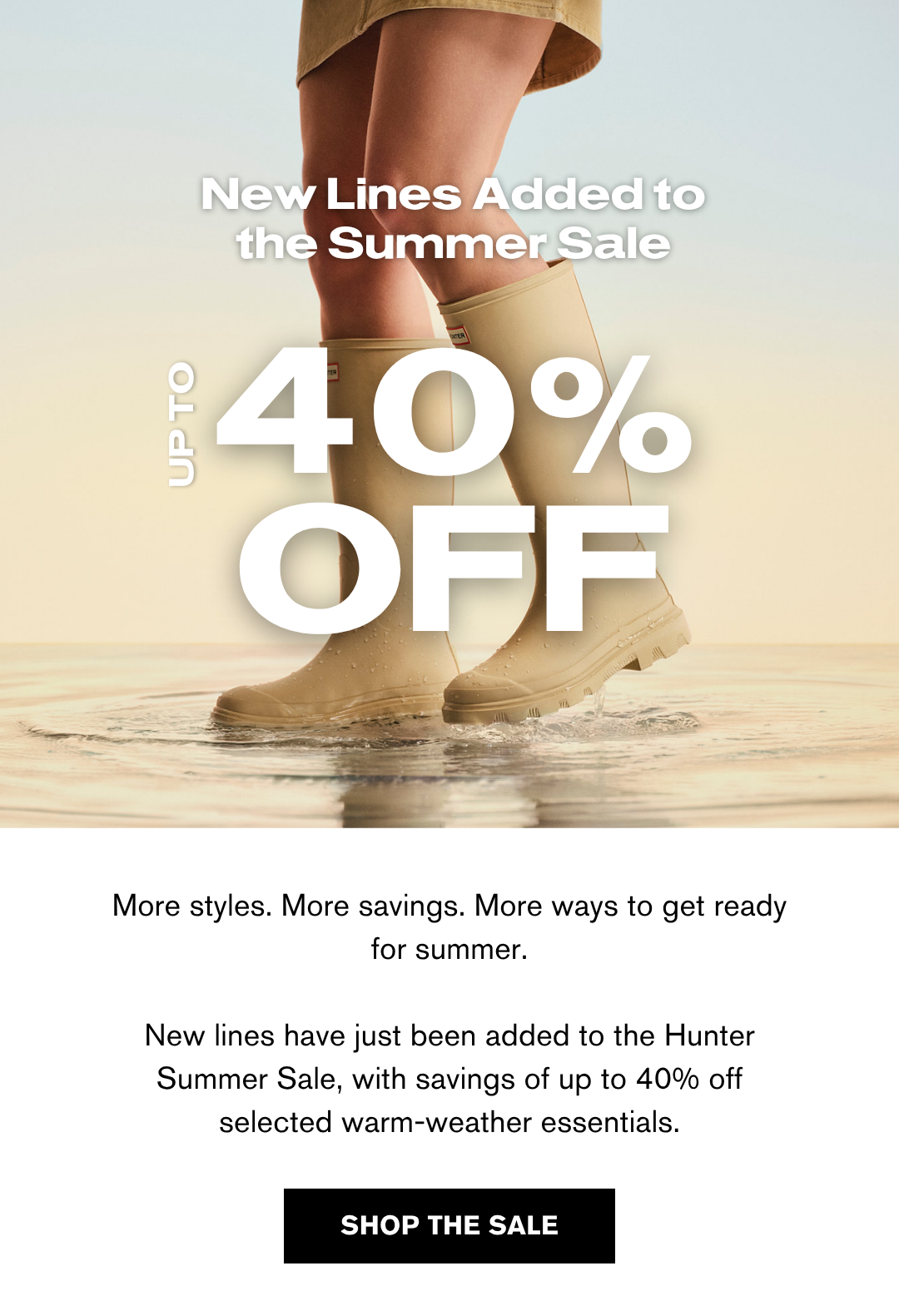 New Lines Added to the Summer Sale