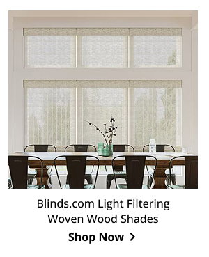 Blinds.com Light Filtering Woven Wood Shades | Shop Now >