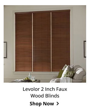 Levolor 2 Inch Faux Wood Blinds | Shop Now >