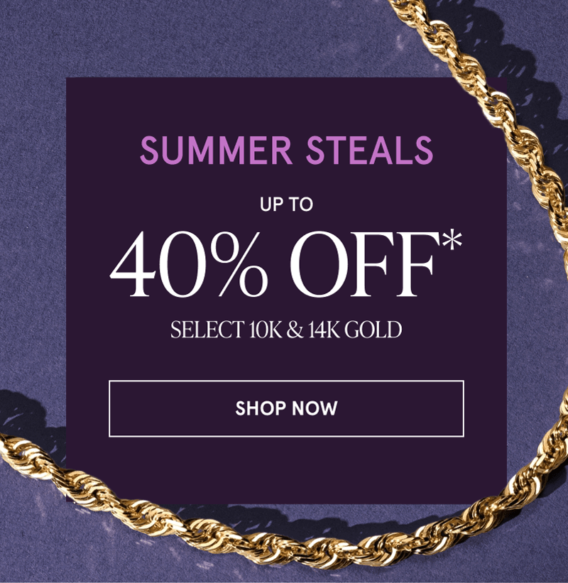 Gold twisted rope chain. Starts today. Up to 40% OFF Select 10K &14K Gold. Click here to shop now