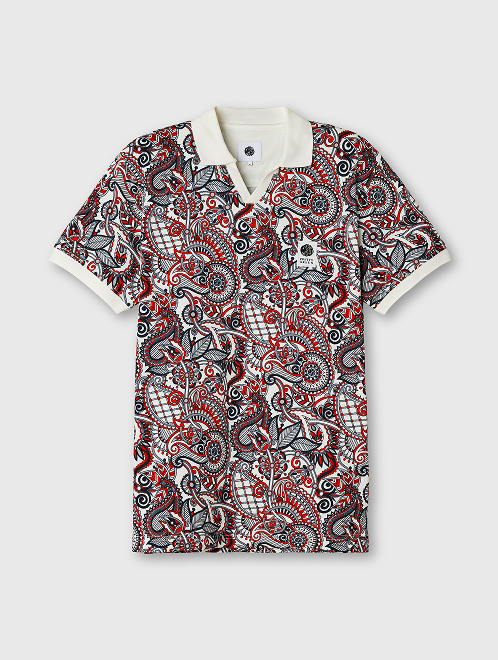 resonance printed polo