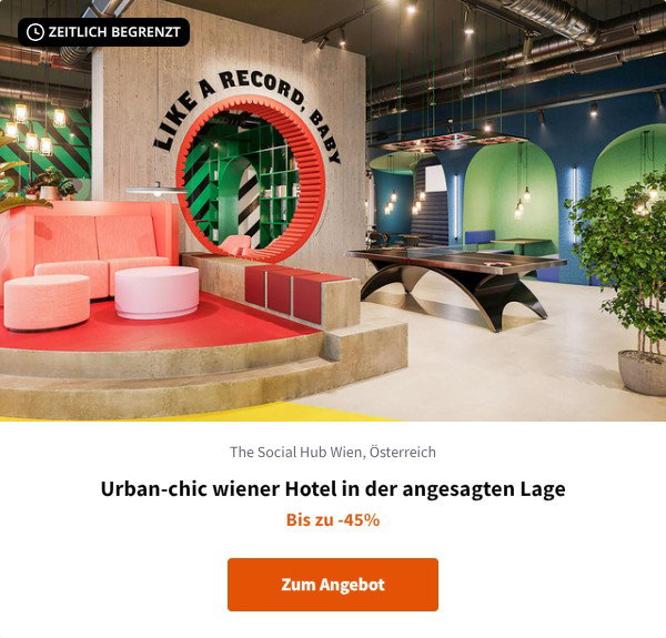 Urban-chic wiener Hotel in der angesagten Lage
