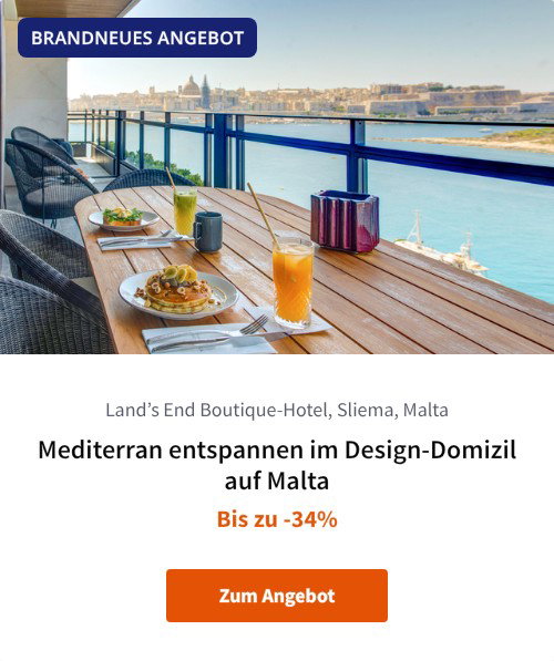Mediterran entspannen im Design-Domizil auf Malta