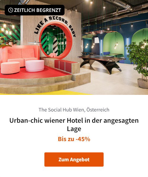 Urban-chic wiener Hotel in der angesagten Lage