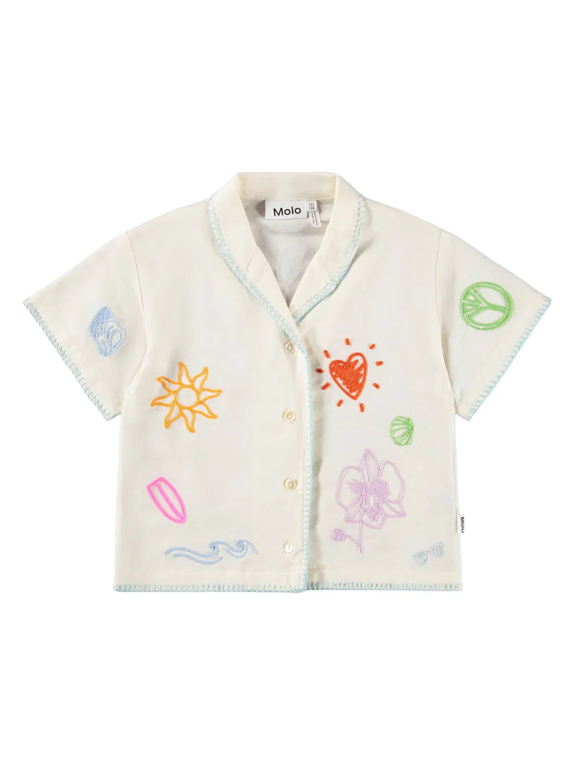 Image of T-Shirt Rosalle Weiß