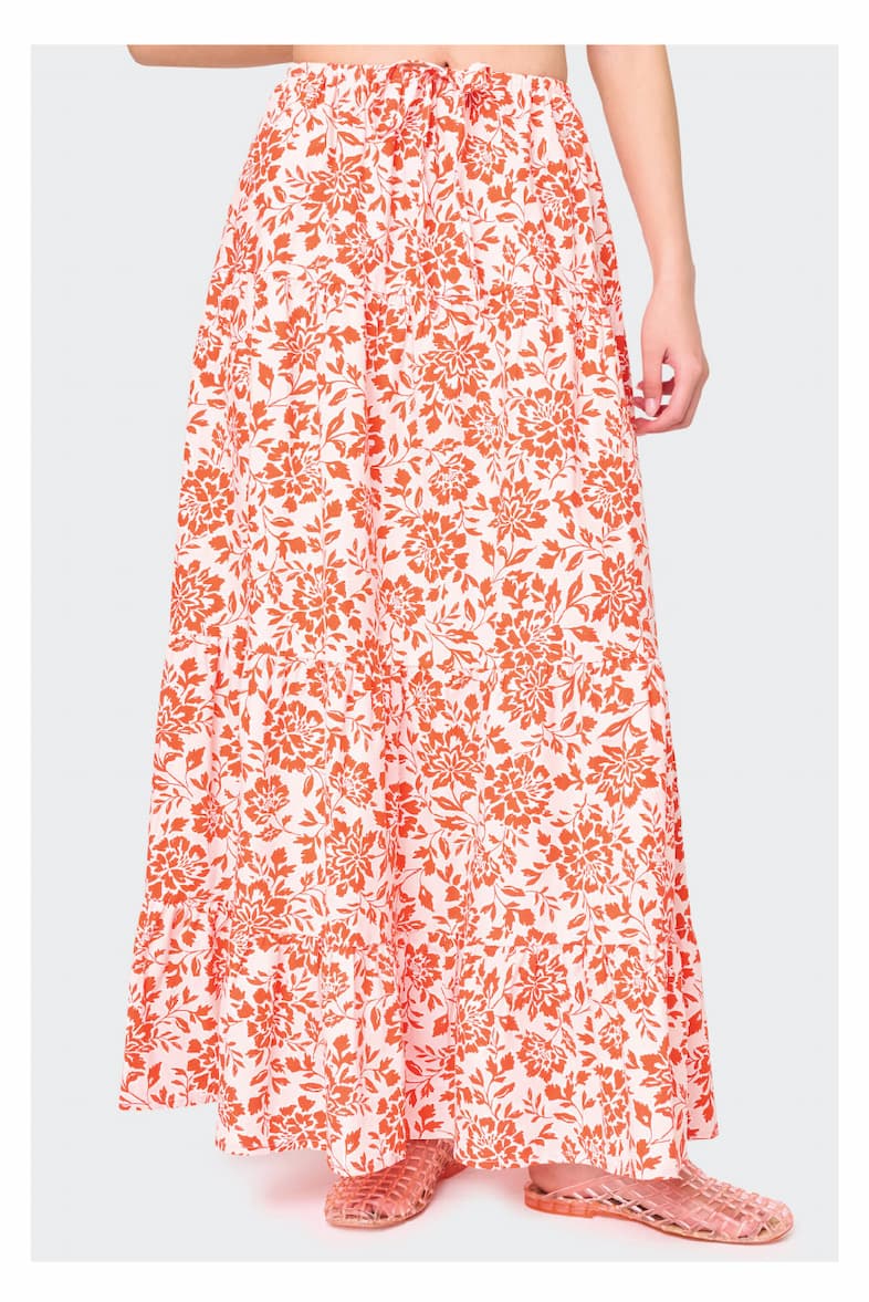 Tiered Ultra Maxi Skirt