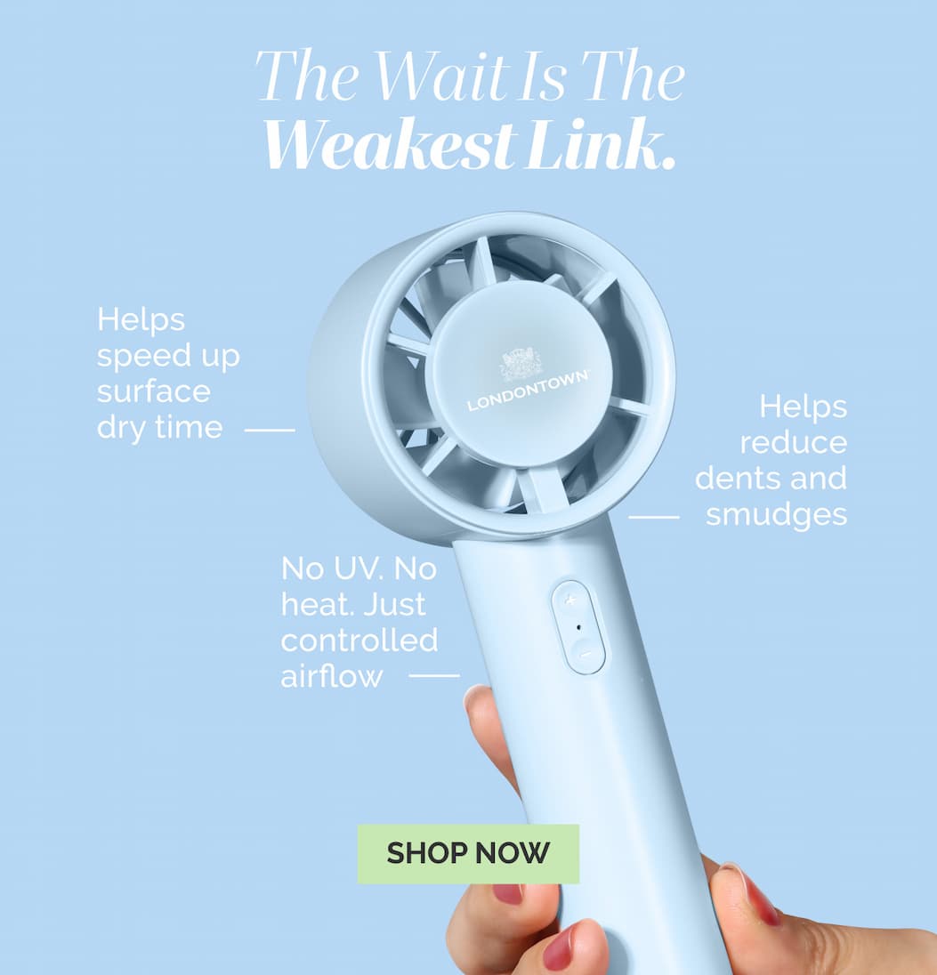 Shop the NEW Cool Set Nail Fan in Ocean 